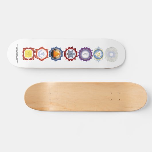 Chakra Skate-Brett Skateboard (Horizontal)