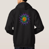 Chakra Sun doppelseitiges Shirt (Rückseite)