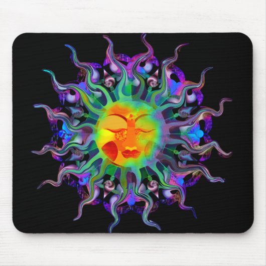 Chakra Sun Dunkelheit Mousepad (Vorne)