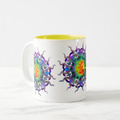 Chakra Sun helle Tasse (Vorderseite Links)