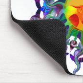 Chakra Sun helles Mousepad (Ecke)