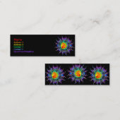 Chakra Sun Visitenkarten Mini Visitenkarte (Vorne/Hinten)