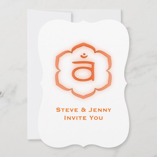 Chakra - Svadhisthana Einladung (Vorderseite)