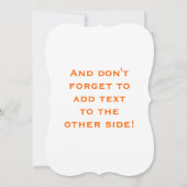 Chakra - Svadhisthana Einladung (Rückseite)