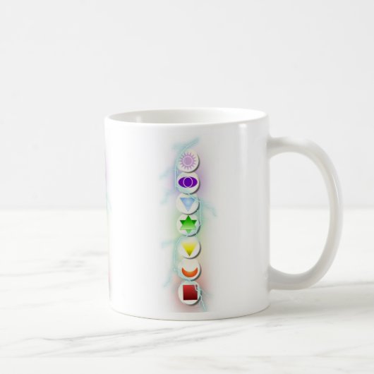 Chakra Symbol-Tasse Kaffeetasse (Rechts)