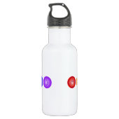 Chakra Symbole Trinkflasche (Rückseite)