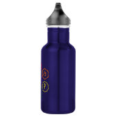 Chakra Symbols Edelstahlflasche (Rechts)