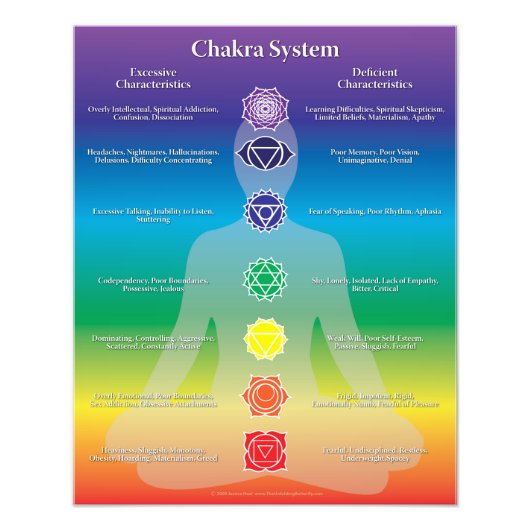 Chakra System Foto (Vorne)
