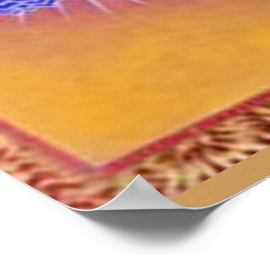 CHAKRA SYSTEM-Poster Poster (Ecke)