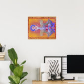 CHAKRA SYSTEM-Poster Poster (Heimbüro)
