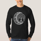 Chakra Tree of Life Mandala Zen Yoga Om Symbol Bud T-Shirt (Vorderseite)