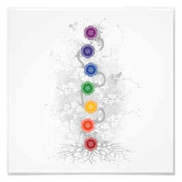 Chakra Tree Poster