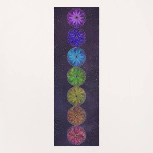 Chakra Universe Yoga Mat Yogamatte (Vorderseite)