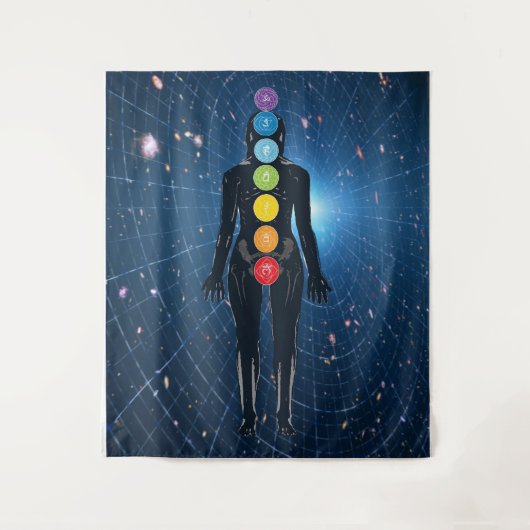Chakra-Wandteppich Wandteppich (Vorderseite)