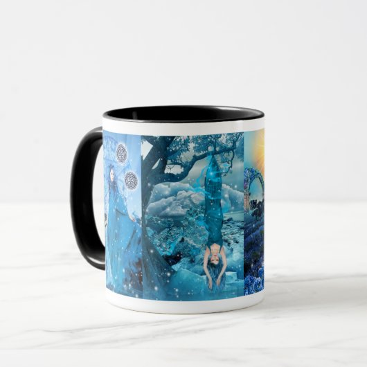 Chakra Wisdom Tarot Kaffee Tasse (Vorderseite Links)