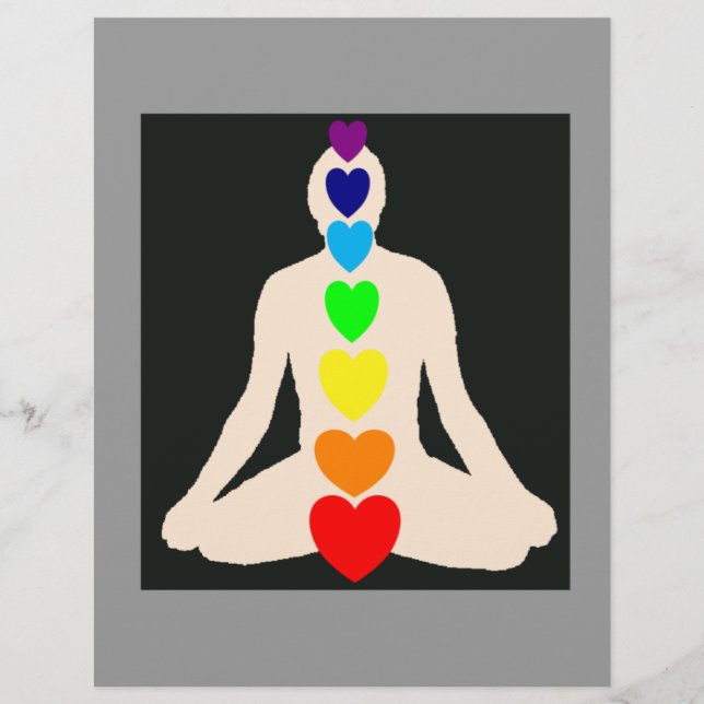 Chakra Yoga Lotus Positionspenden (Vorderseite)