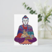 Chakra Yoga Meditation Master Practic GIFT Postkarte (Stehend Vorderseite)