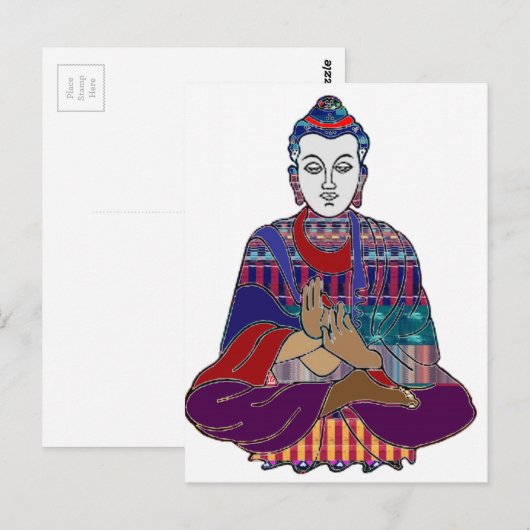 Chakra Yoga Meditation Master Practic GIFT Postkarte (Vorne/Hinten)