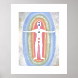 Chakra Yoga Subtle Energy Body Healing Reiki Poster
