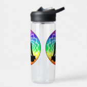 Chakra Yoga Water Flasche - Sacro Rainbow Design (Links)