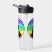 Chakra Yoga Water Flasche - Sacro Rainbow Design (Rechts)
