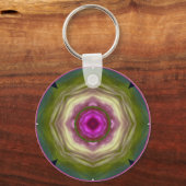Chakrabookmandala1 Schlüsselanhänger (Vorderseite)