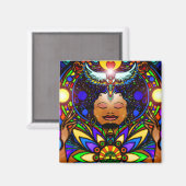 ChakraKhan (Magnet) Magnet (Vorderseite/Rückseite)