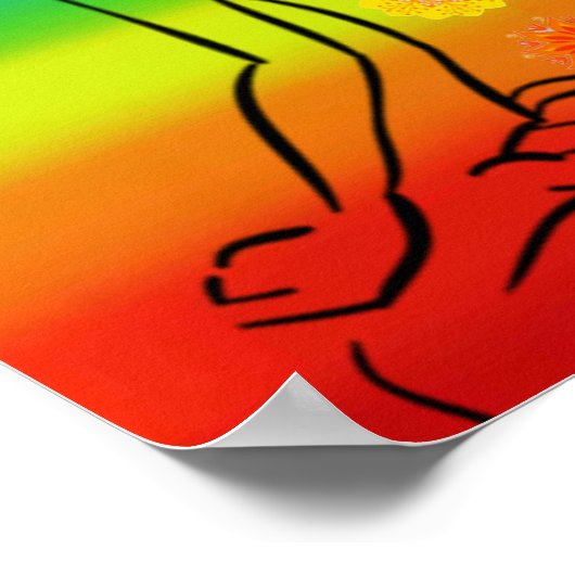 Chakras 12x12" poster (Ecke)