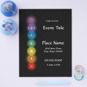 Chakras 8.5 x 11 Event-Flyer Flyer (Einzeln)