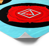 Chakras Center Chart Chi Energy Poster (Ecke)