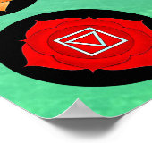 Chakras Center Chart Chi Energy Poster (Ecke)