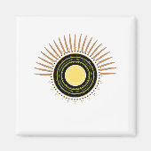 Chakras Circle Focus Konzentration Meditation Magnet (Vorne)