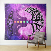 Chakras Die 7 Zentren der Gewalt unverzichtbar Wandteppich (Beispiel (Horizontal))