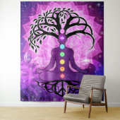 Chakras Die 7 Zentren der Gewalt unverzichtbar  Wandteppich (Beispiel)