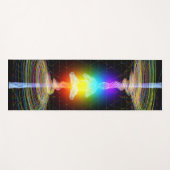 Chakras Energetic Field Mystical Erleuchtung Yogamatte (Vorderseite (Horizontal))
