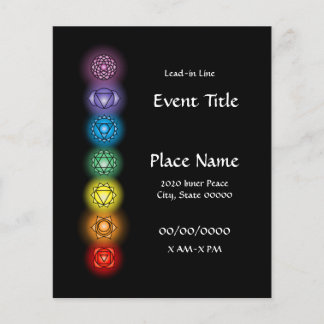Chakras Event Kleiner Flyer