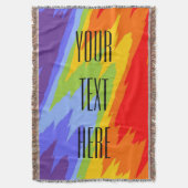 Chakras Farben VII + Ihr Text Decke (Vorderseite Vertikal)