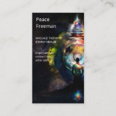 Chakras | Humane Auras | Energieheiler Visitenkarte (Vorderseite)