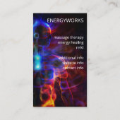 Chakras | Humane Auras | Energieheiler Visitenkarte (Rückseite)