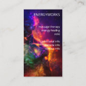 Chakras | Humane Auras | Energieheiler Visitenkarte (Rückseite)