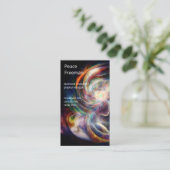 Chakras | Humane Auras | Energieheiler Visitenkarte (Stehend Vorderseite)