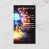 Chakras | Humane Auras | Energieheiler Visitenkarte (Rückseite)