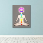 Chakras Leinwanddruck (Insitu (Holzboden))
