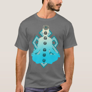 Chakras Louts Meditation Buddhismus Zen T-Shirt