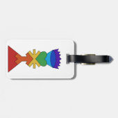 Chakras Luggage Tag Gepäckanhänger (Rückseite horizontal)