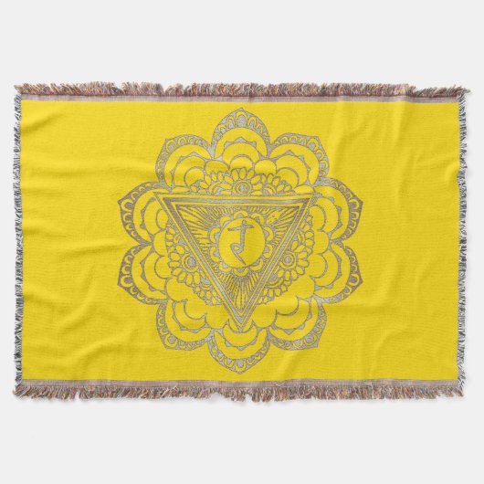 Chakras Manipura - Blanket Decke (Vorderseite)