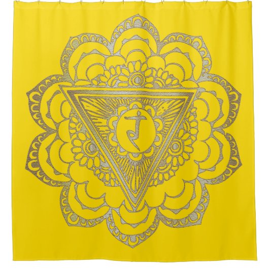 Chakras Manipura - Duschvorhang (Vorderseite)