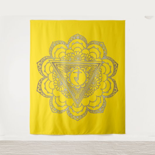 Chakras Manipura - Tapestry Wandteppich (Vorderseite)