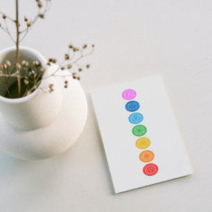 Chakras Meditation Business Card Visitenkarte
