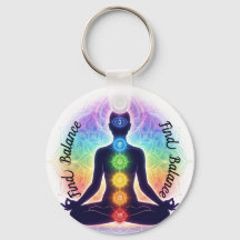 Chakras Meditation Kunst | Sieben farbenfrohe Symb